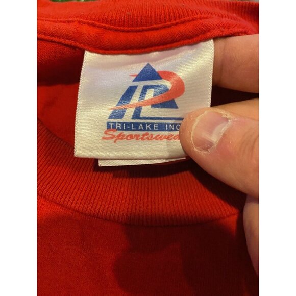 Louisville Cardinals shirt extra large red mens football Y2K retro basketball - Picture 2 of 9